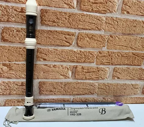 Flauta Doce Soprano Barroca Yamaha Yrs-32b