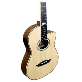 Violao Eletrico Giannini GNF-3 CEQ NS E-A Nylon Cutaway Natural Satin