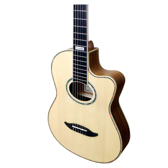 Violao Eletrico Giannini GNF-3 CEQ NS E-A Nylon Cutaway Natural Satin